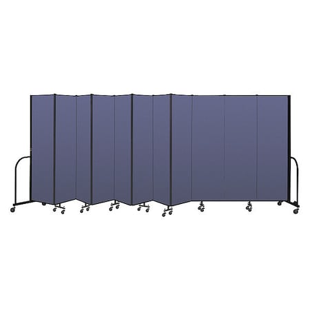 Screenflex Portable Room Divider, 11 Panel, 6 ft. 8"H CFSL6811-DS