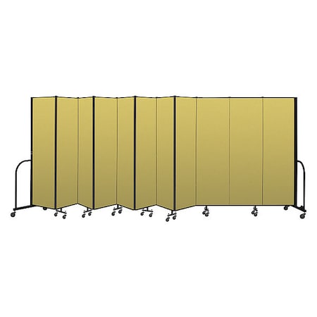 Screenflex Portable Room Divider, 11 Panel, 6 ft. 8"H CFSL6811-DY