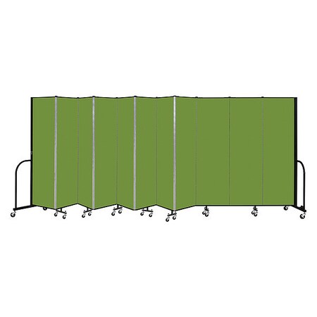 Screenflex Portable Room Divider, 11 Panel, 6 ft. 8"H CFSL6811-DA