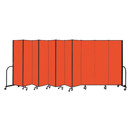 Screenflex Portable Room Divider, 11 Panel, 6 ft. 8"H CFSL6811-DJ