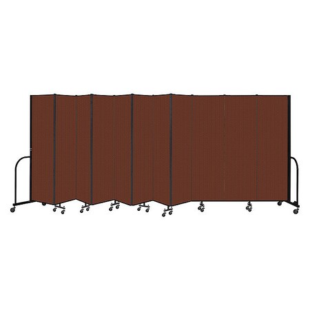 Screenflex Portable Room Divider, 11 Panel, 6 ft. 8"H CFSL6811-DE