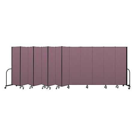 Screenflex Portable Room Divider, 13 Panel, 6 ft. 8"H CFSL6813-DM