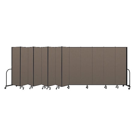 Screenflex Portable Room Divider, 13 Panel, 6 ft. 8"H CFSL6813-DO