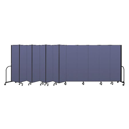 Screenflex Portable Room Divider, 13 Panel, 6 ft. 8"H CFSL6813-DS