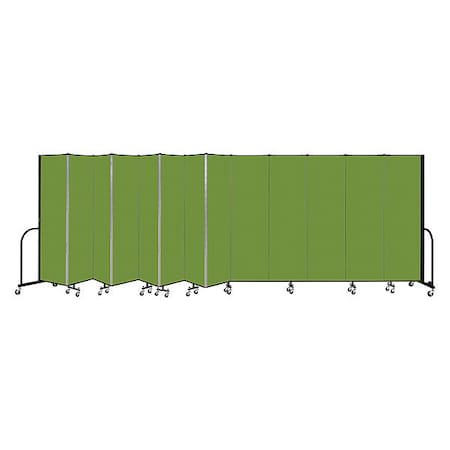 Screenflex Portable Room Divider, 13 Panel, 6 ft. 8"H CFSL6813-DA