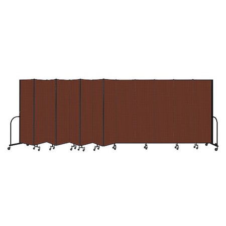 Screenflex Portable Room Divider, 13 Panel, 6 ft. 8"H CFSL6813-DE