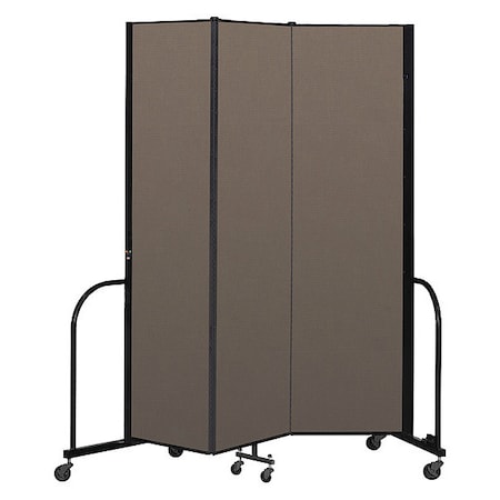Screenflex Portable Room Divider, 3 Panel, 7 ft. 4"H CFSL743-DO