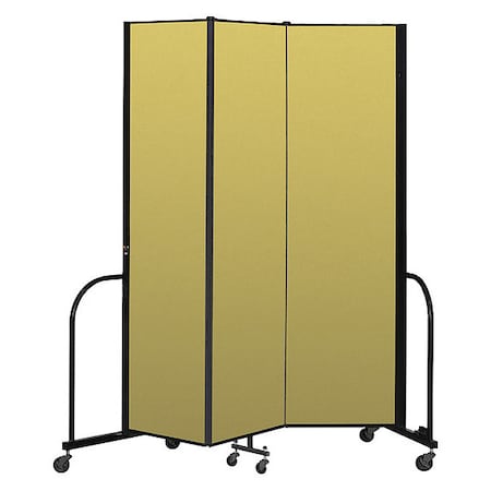 Screenflex Portable Room Divider, 3 Panel, 7 ft. 4"H CFSL743-DY