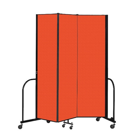 Screenflex Portable Room Divider, 3 Panel, 7 ft. 4"H CFSL743-DJ