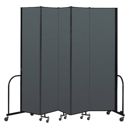 Screenflex Portable Room Divider, 5 Panel, 8 ft. H CFSL805-CN