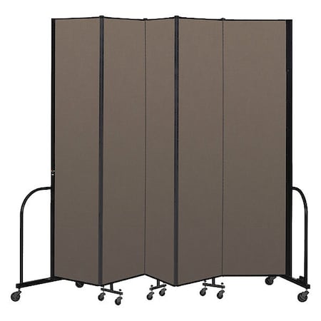 Screenflex Portable Room Divider, 5 Panel, 8 ft. H CFSL805-DO