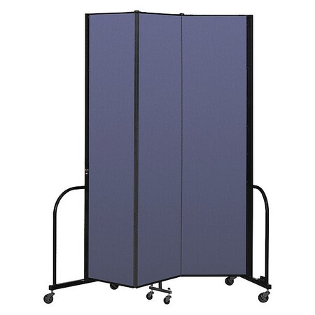 Screenflex Portable Room Divider, 3 Panel, 8 ft. H CFSL803-DS