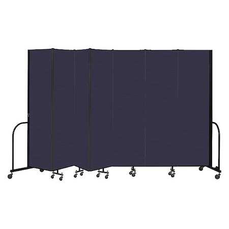 Screenflex Portable Room Divider, 7 Panel, 7 ft. 4"H CFSL747-DV