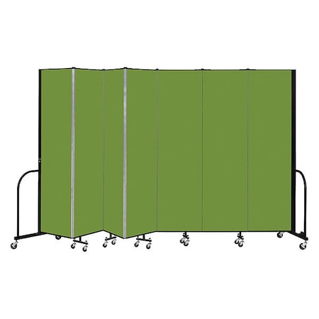 Screenflex Portable Room Divider, 7 Panel, 7 ft. 4"H CFSL747-DA