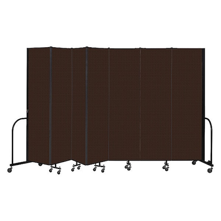 Screenflex Portable Room Divider, 7 Panel, 7 ft. 4"H CFSL747-DD