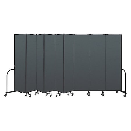 Screenflex Portable Room Divider, 9 Panel, 7 ft. 4"H CFSL749-DN