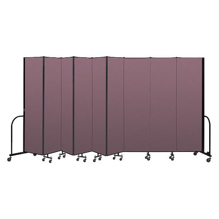 Screenflex Portable Room Divider, 9 Panel, 7 ft. 4"H CFSL749-DM