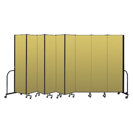 Screenflex Portable Room Divider, 9 Panel, 7 ft. 4"H CFSL749-DY