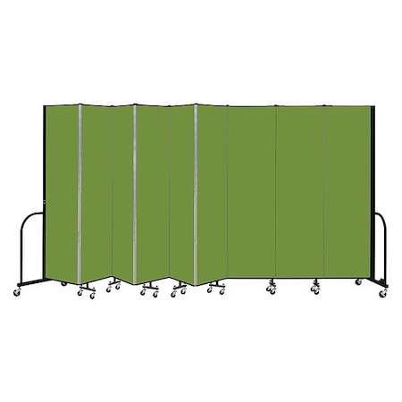 Screenflex Portable Room Divider, 9 Panel, 7 ft. 4"H CFSL749-DA