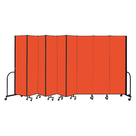 Screenflex Portable Room Divider, 9 Panel, 7 ft. 4"H CFSL749-DJ