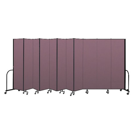 Screenflex Portable Room Divider, 11 Panel, 7 ft. 4"H CFSL7411-DM
