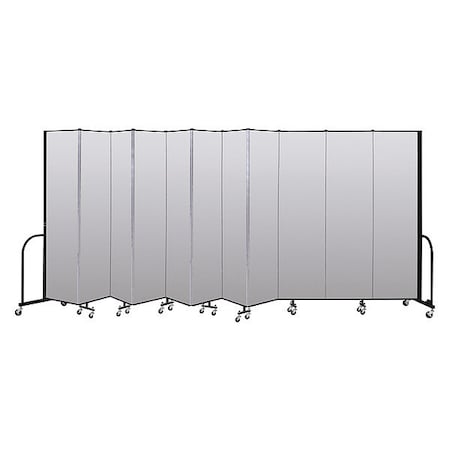 Screenflex Portable Room Divider, 11 Panel, 7 ft. 4"H CFSL7411-DT