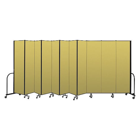 Screenflex Portable Room Divider, 11 Panel, 7 ft. 4"H CFSL7411-DY