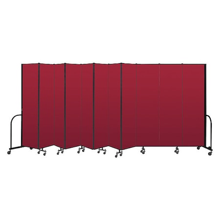 Screenflex Portable Room Divider, 11 Panel, 7 ft. 4"H CFSL7411-DR