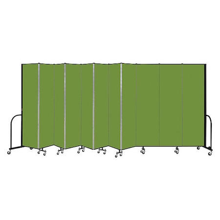 Screenflex Portable Room Divider, 11 Panel, 7 ft. 4"H CFSL7411-DA