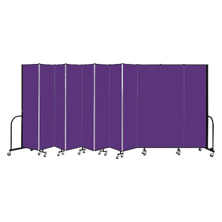 Screenflex Portable Room Divider, 11 Panel, 7 ft. 4"H CFSL7411-DP