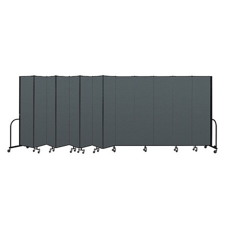 Screenflex Portable Room Divider, 13 Panel, 7 ft. 4"H CFSL7413-CN