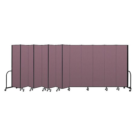 Screenflex Portable Room Divider, 13 Panel, 7 ft. 4"H CFSL7413-DM