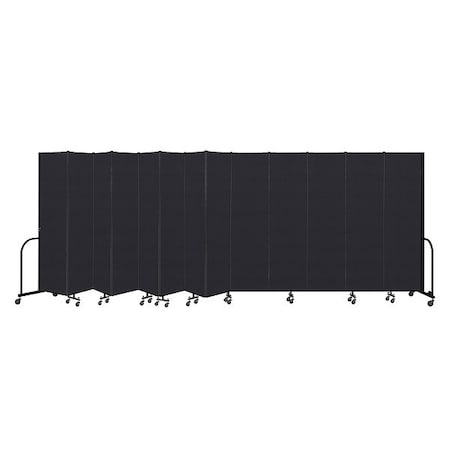 Screenflex Portable Room Divider, 13 Panel, 7 ft. 4"H CFSL7413-DX