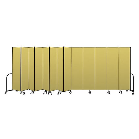 Screenflex Portable Room Divider, 13 Panel, 7 ft. 4"H CFSL7413-DY