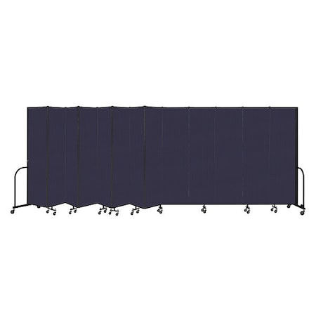 Screenflex Portable Room Divider, 13 Panel, 7 ft. 4"H CFSL7413-DV