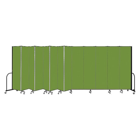 Screenflex Portable Room Divider, 13 Panel, 7 ft. 4"H CFSL7413-DA