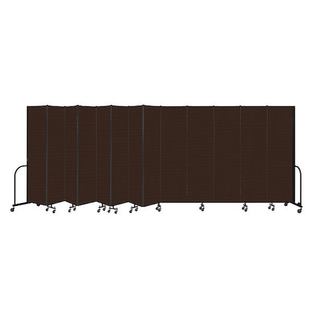 Screenflex Portable Room Divider, 13 Panel, 7 ft. 4"H CFSL7413-DD