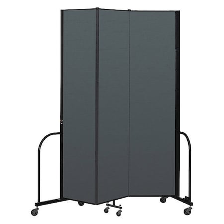 Screenflex Portable Room Divider, 3 Panel, 8 ft. H CFSL803-CN