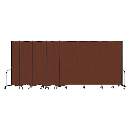 Screenflex Portable Room Divider, 13 Panel, 8 ft. H x CFSL8013-DE