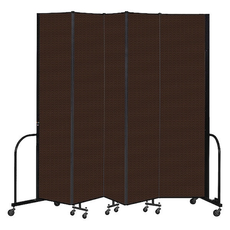 Screenflex Portable Room Divider, 5 Panel, 8 ft. H CFSL805-DD