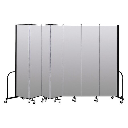Screenflex Portable Room Divider, 7 Panel, 8 ft. H CFSL807-DT