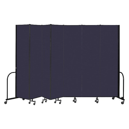 Screenflex Portable Room Divider, 7 Panel, 8 ft. H CFSL807-DV
