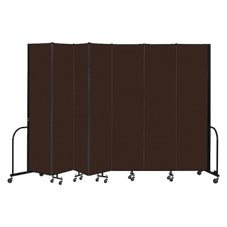 Screenflex Portable Room Divider, 7 Panel, 8 ft. H CFSL807-DD