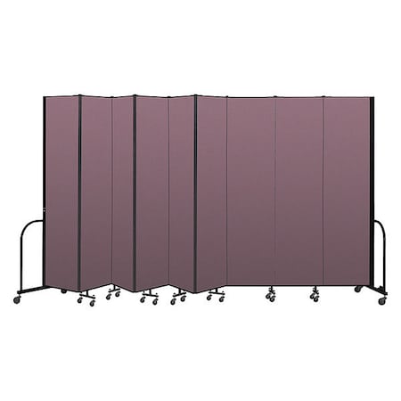Screenflex Portable Room Divider, 9 Panel, 8 ft. H CFSL809-DM