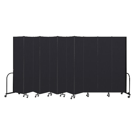 Screenflex Portable Room Divider, 11 Panel, 8 ft. H x CFSL8011-DX