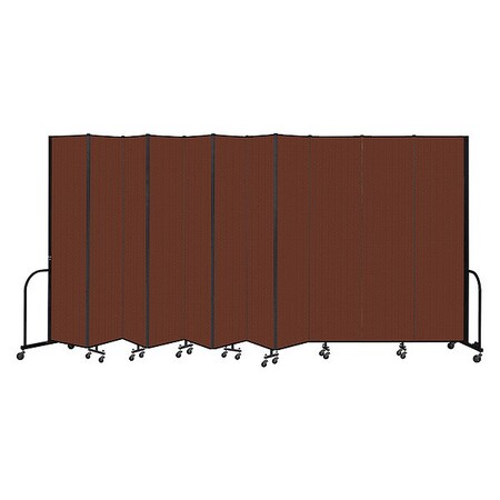 Screenflex Portable Room Divider, 11 Panel, 8 ft. H x CFSL8011-DE