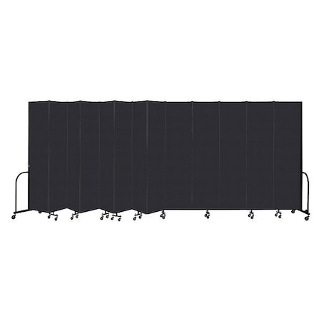 Screenflex Portable Room Divider, 13 Panel, 8 ft. H x CFSL8013-DX
