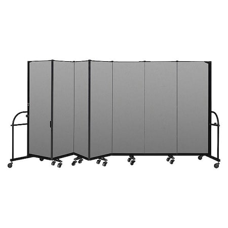 Screenflex Heavy Duty Room Divider, 7 Panel, 6 ft. H HFSL607-VG