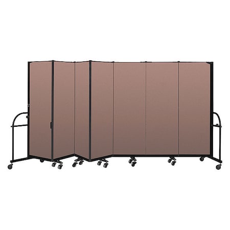Screenflex Heavy Duty Room Divider, 7 Panel, 6 ft. H HFSL607-VM
