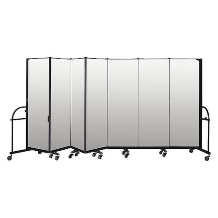 Screenflex Heavy Duty Room Divider, 7 Panel, 6 ft. H HFSL607-VT